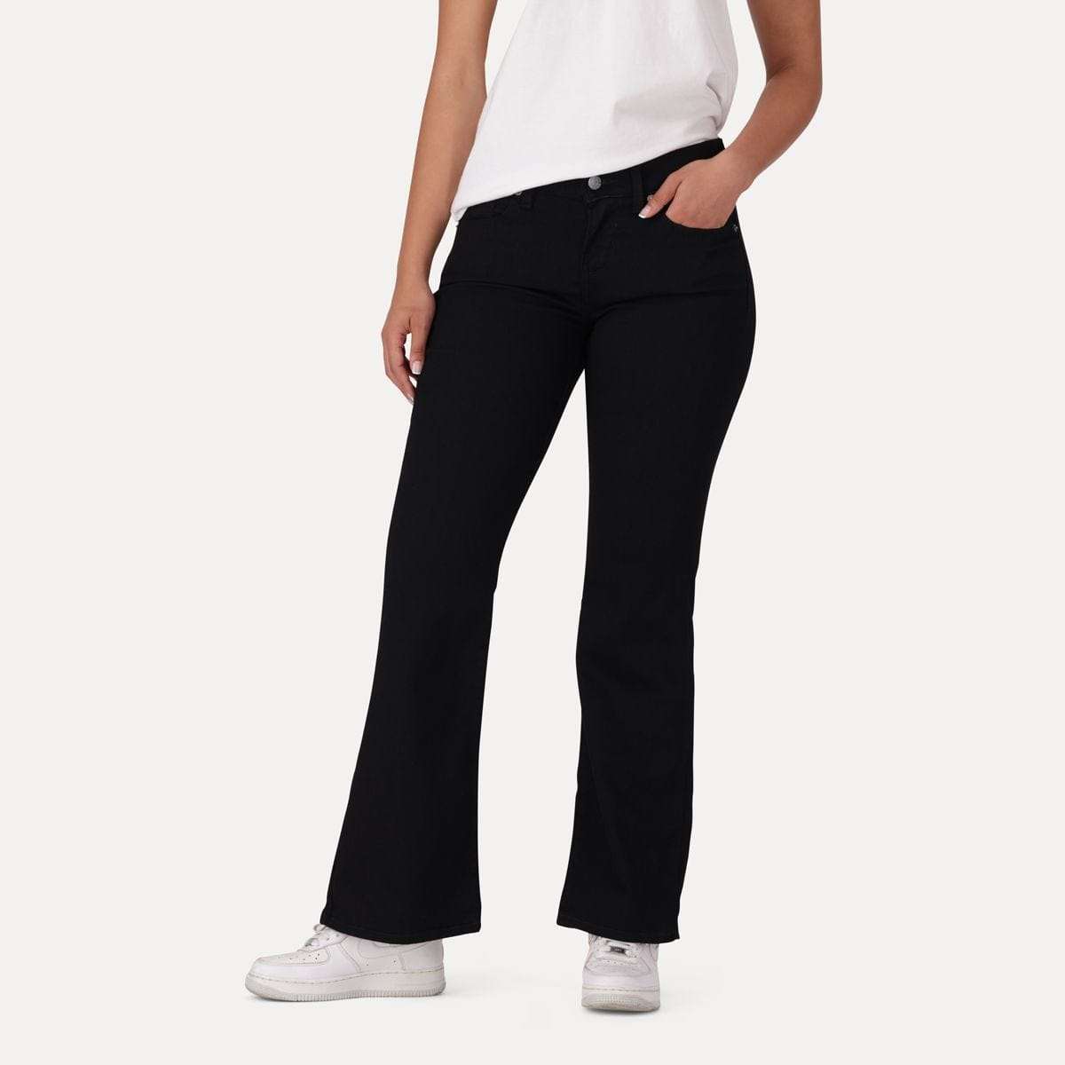 Levi'SA Women's Curvy Flare Jeans Black Saturation