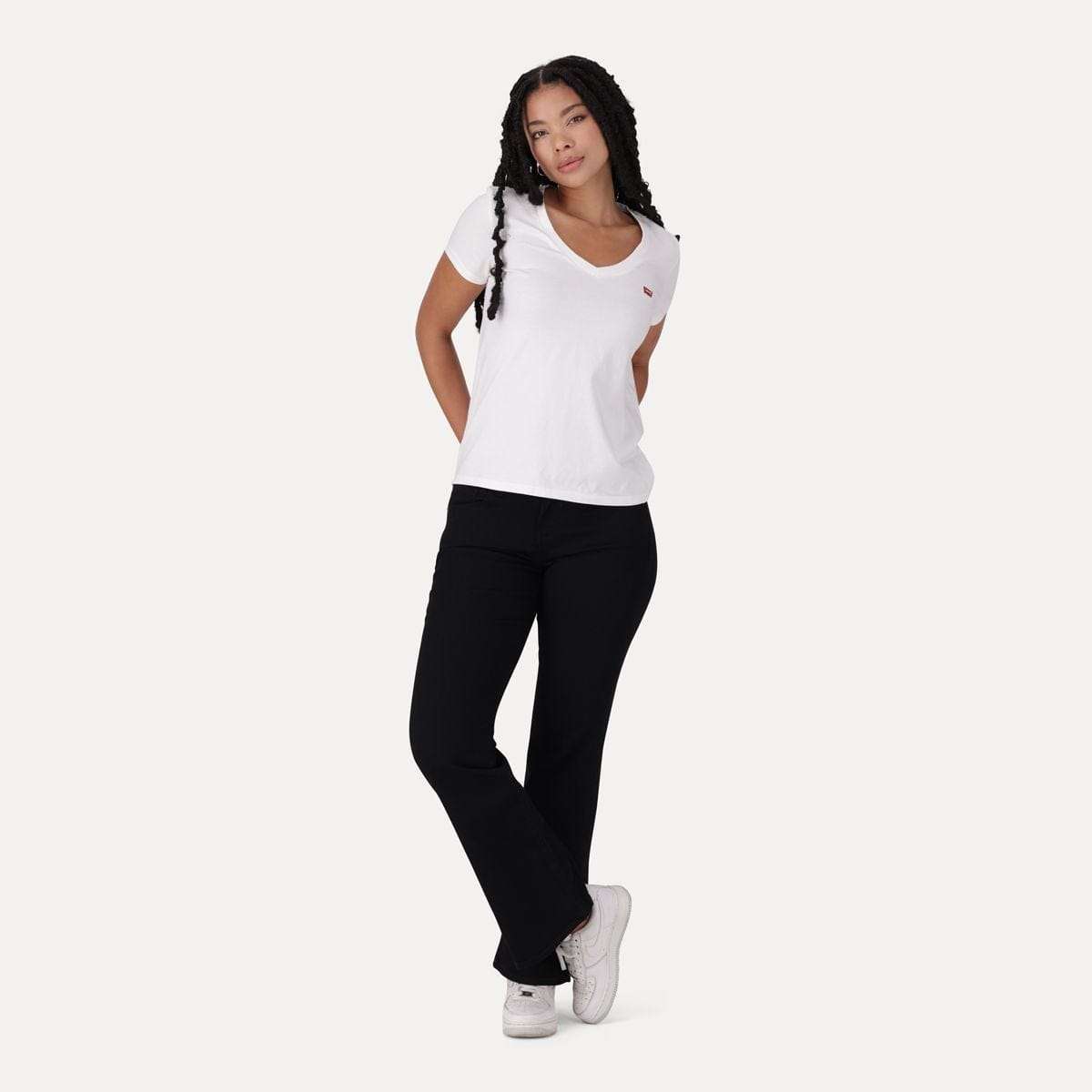 Levi'SA Women's Curvy Flare Jeans Black Saturation