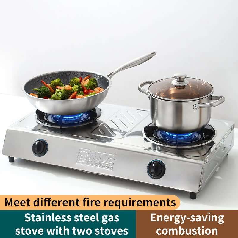 Nice Cooker Gas Stove 2 Burner
