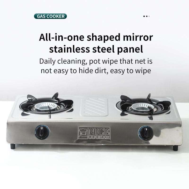 Nice Cooker Gas Stove 2 Burner