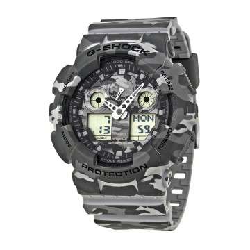 Casio G-Shock Mult-Function Grey Camouflage Dial Grey Camoflauge Resin Men's Watch