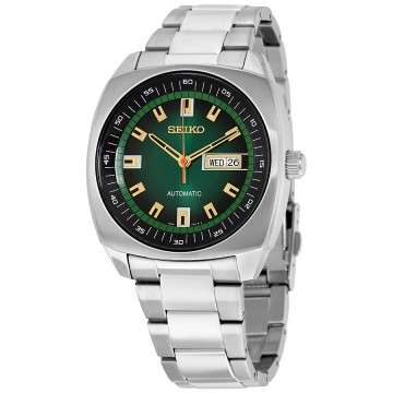 Seiko Recraft Automatic Green Dial Stainless Steel Men's Watch