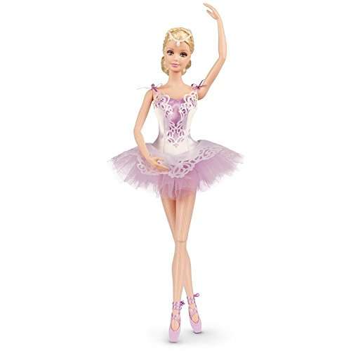 Barbie 2015 Collection Ballet Wishes Ballerina Doll Wearing Lavender Tulle Tutu for Ages 6 and Up