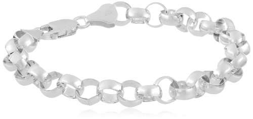 Sterling Silver Round Link Bracelet
