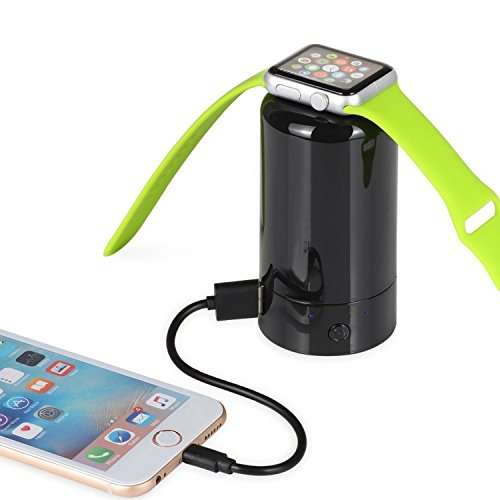 Outtek 4000mAh 2-in-1 Apple Watch Charger and Multi-Functional Power Bank / Apple Watch Stand Holder
