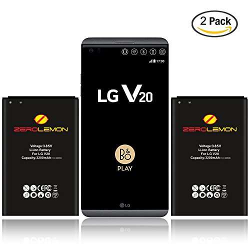 ZeroLemon LG V20 3200mah Battery, LG BL-44e1F Replacement 3200mah Slim Battery for LG V20 Cell Phone