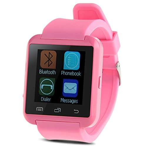 Padgene Bluetooth 4.0 Smart Watch for Smartphones - Pink