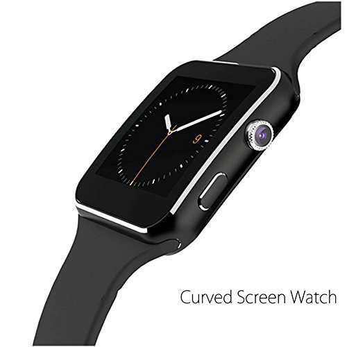 Smart Watch, TUFEN Curved Ultra HD Touch Screen Bluetooth Notifier Smartwatch Wrist Watches Support