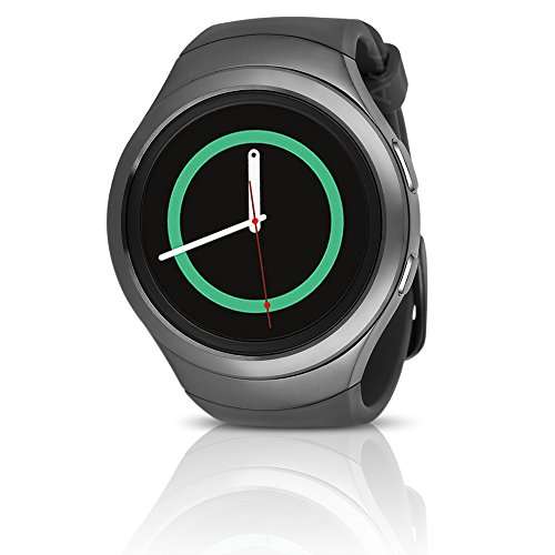 Samsung Galaxy Gear S2 Smartwatch SM-R730T (T-Mobile) with Small Rubber Band - Certified Refurbished