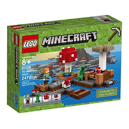 LEGO Minecraft The Mushroom Island 21129 Building Kit (247 Pieces)