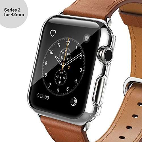 Apple Watch Series 2 Case, Oittm [Crystal Clear] PC Hard Screen Protector All-around Protective Ultr