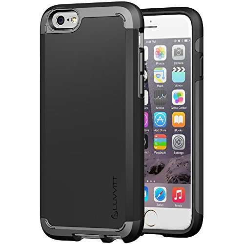iPhone 6s Case Armor, LUVVITT ULTRA ARMOR NL Shock Absorbing Case Best Heavy Duty Dual Layer Tough C