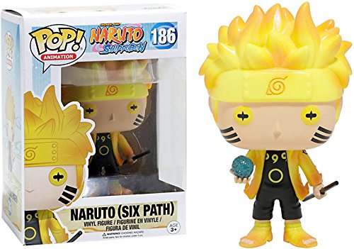 Funko POP! Naruto (Six Path) Hot Topic Exclusive #186 Glow In The Dark