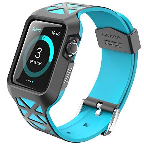 Apple Watch Case, i-Blason Unity Series Premium Hybrid Protective Bumper Protective Case for Apple W