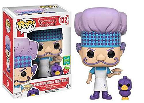 Funko Pop Strawberry Shortcake #132 Purple Pieman Berry Bird Summer Convention Exclusive