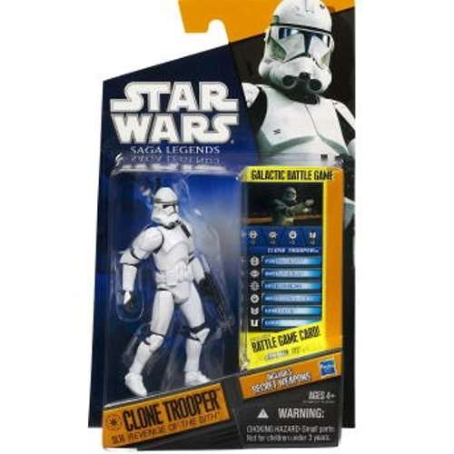 Star Wars 2010 Clone Trooper Episode III by Hasbro - Saga Legends Sl No. 16