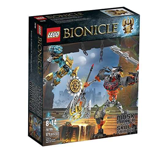 LEGO Bionicle 70795 Mask Maker vs. Skull Grinder Building Kit (Discontinued by manufacturer)