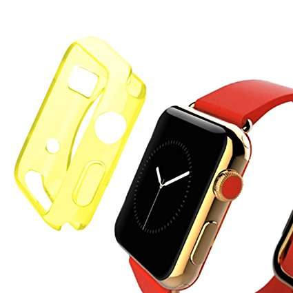 Apple Watch Case, HAWEEL Apple Watch 38mm Case Slim Transparent Soft Protective Case for Apple Watch