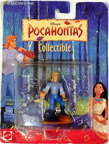 3 Pocahontas John Smith Collectible Figure