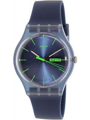 Swatch Men's Originals SUON700 Blue Silicone Quartz Fashion Watch
