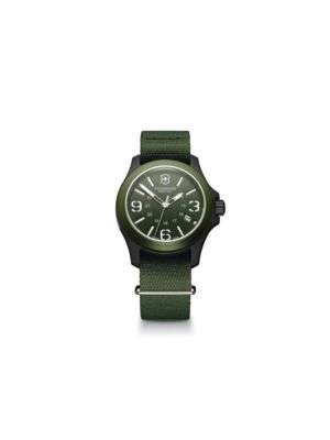 Victorinox Swiss Army Men's Original 241514 Green Nylon Swiss Quartz Fashion Watch