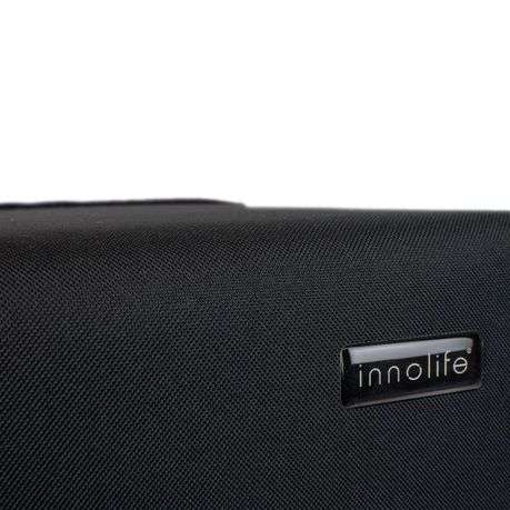 Innolife Dog Steps - Detachable 3 Step Dog/Cat High Density Foam Pet Stairs - Black