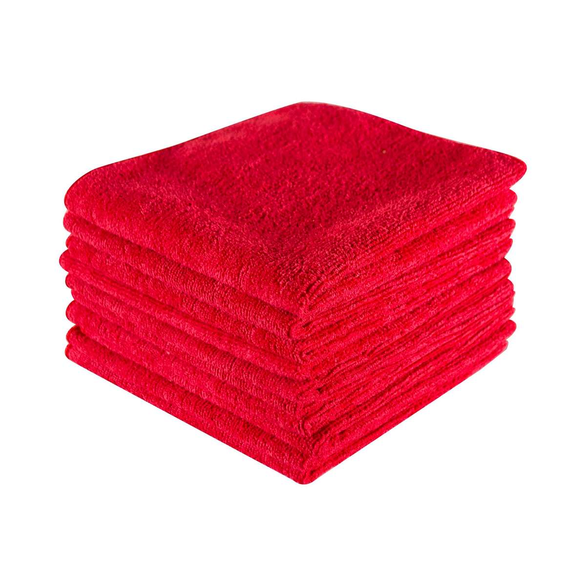 FMF 10 Pack Heavy Duty Micro Fibre Cloth Red - 40 x 40cm