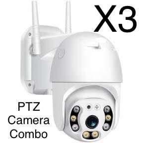 3x10 LEDs 1080P 2 Megapixel Smart IP Camera WIFI Outdoor PTZ Speed Dome Wireless Camera CCTV IR