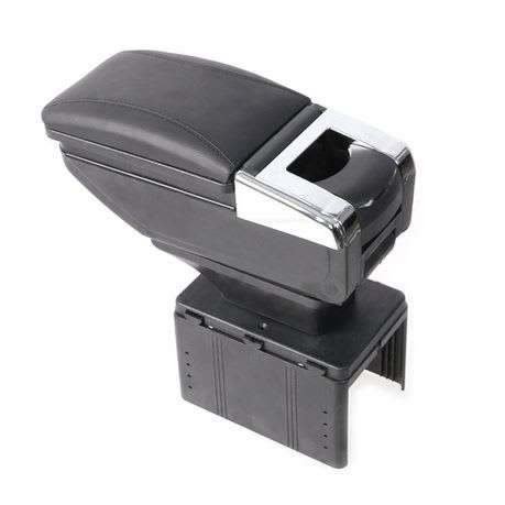 Sliding Storage Armrest Console - Black - 1.90kg
