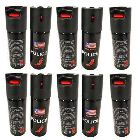10 Pack 60ml Pepper Spray