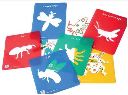EDX Education - Stencils Insects 6pc - Clearance
