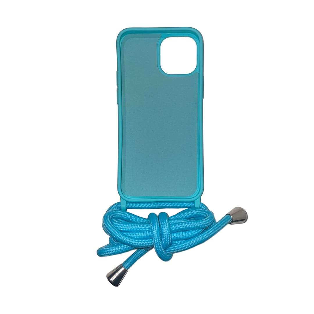 Crossbody Phone Case  Apple iPhone 13 Mini (Aqua Blue)