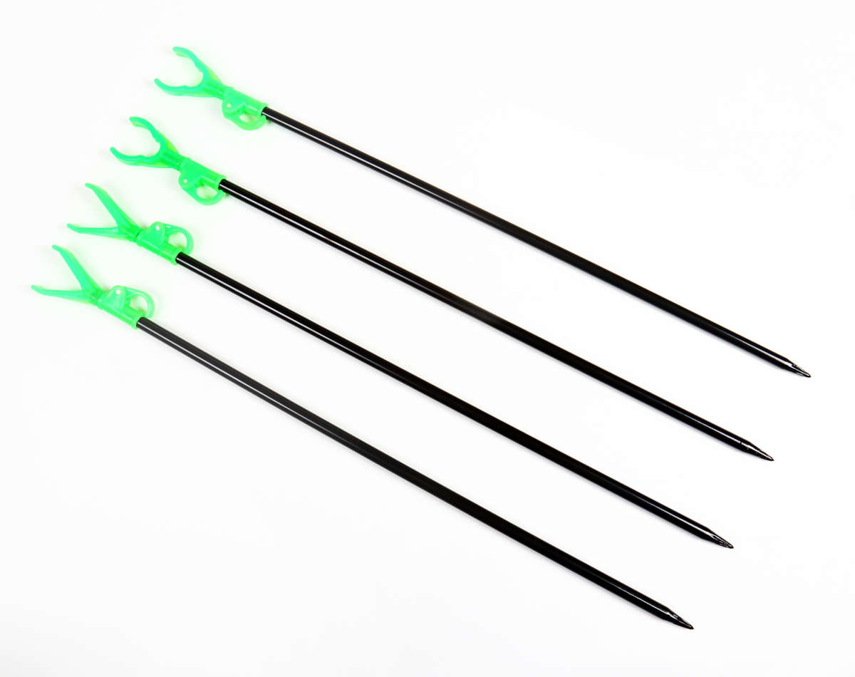 FishX 1.2m Telescopic Freshwater / Estuary Bank Rod Stands (2 Pairs)