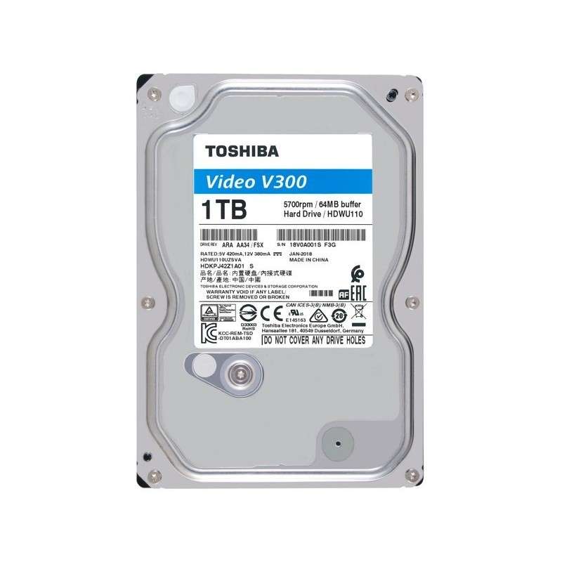 Toshiba  1TB 3.5" Hard Drive