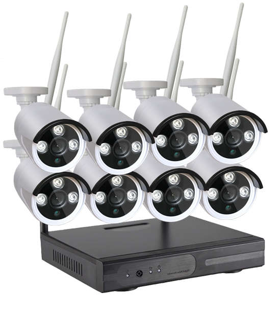 Oneway True HD 1080P 8 channel IP camera Wireless