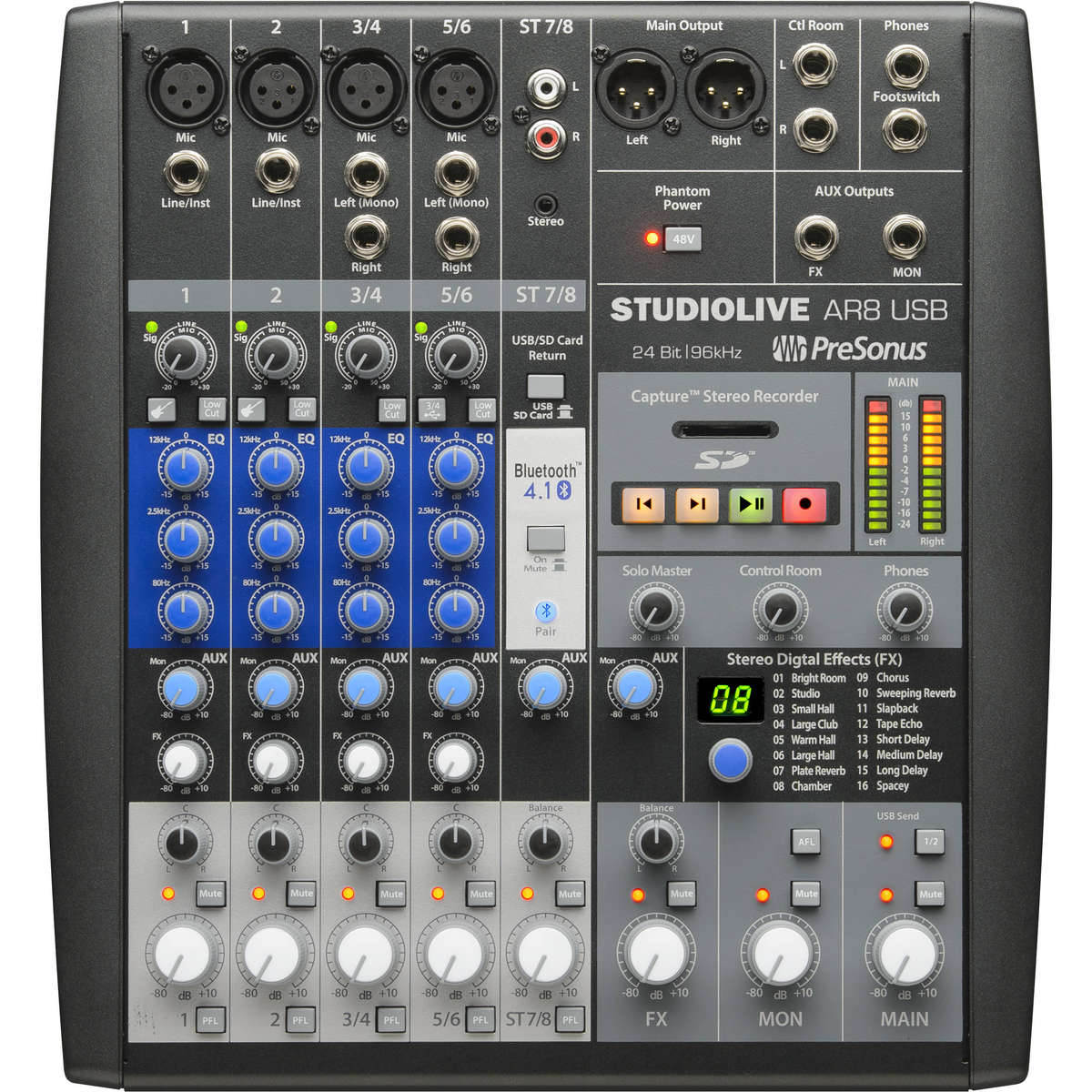 PRESONUS Studiolive AR8 USB PROFESSIONAL MIXER