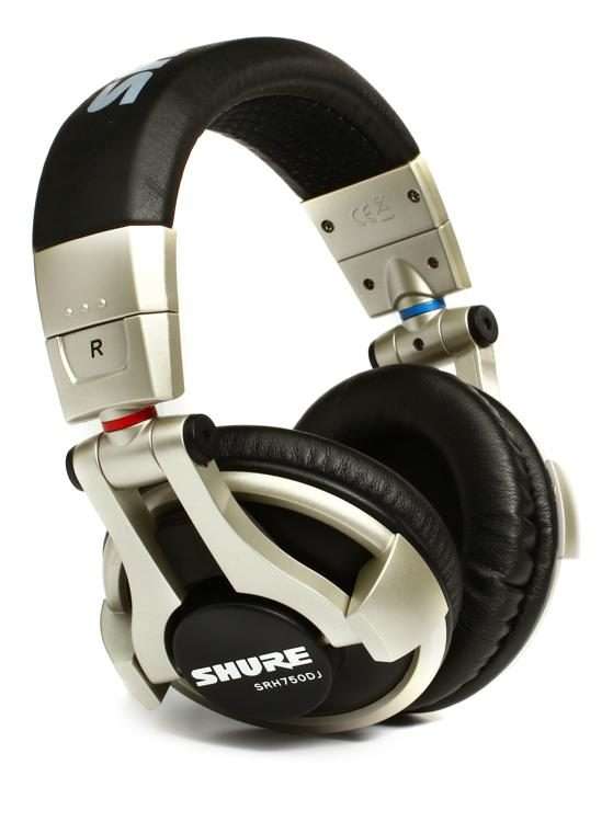 SHURE SRH750DJ DJ HEADPHONES
