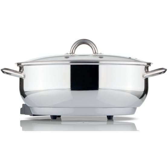 Russel Hobbs Stainless Steel Oval Electric Heating Pan (DISPLAY MODEL)