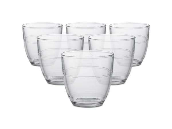 Duralex Gigogne Tumblers, Set of 6 - 1017AB06 - 220ml