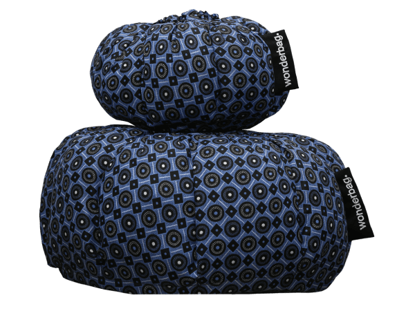 Wonderbag Large & Small Heat Retaining Slow Cookers, Set of 2 - WB38 - African Batik Blue