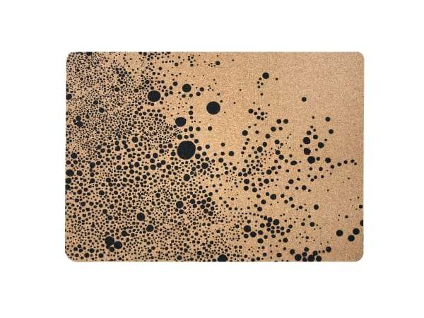 Love Milo Cork Placemats, Set of 2 - WOO.PM.C.B - Cosmos Black