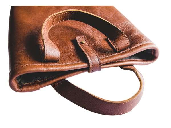 Arrow Leather Goods Wine Tote Bag - Arrow3