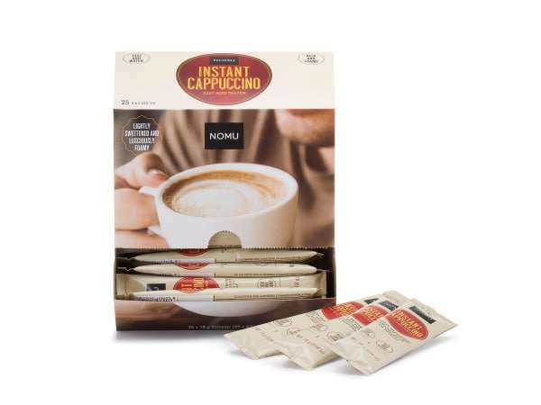 NOMU Instant Cappuccino Sachet Dispenser, Pack of 25 - 6009657345025