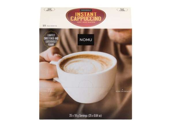 NOMU Instant Cappuccino Sachet Dispenser, Pack of 25 - 6009657345025