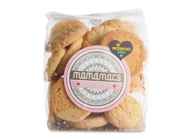 Mamamac's Coconut Biscuits, 500g - coc001