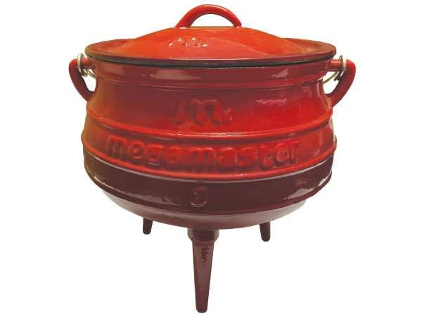 Megamaster No 3 Red Enamel Potjie - POT0014