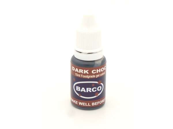 Barco Gel Food Colouring, 15ml - BARGFC0002 - Dark Chocolate