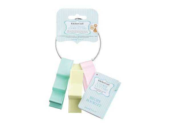 Kitchen Craft Christmas Cookie Cutters, Set of 3 - KCCUTXMAS3PC - Mixed