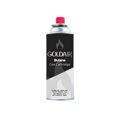 Goldair Butane Gas Cartridge 450ml (Pack of 4)