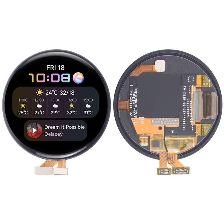 Original LCD Screen and Digitizer Full Assembly for Huawei Watch 3